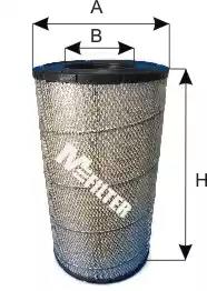 Фильтр воздушный (америка)  CAT     (d=148  D=282  H=342)